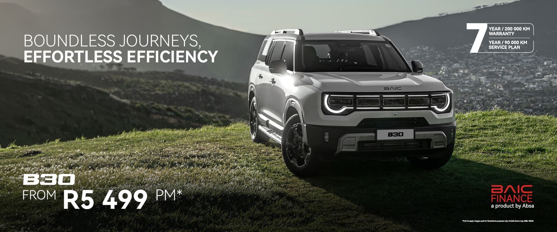 BAIC B30 Monthly Slider Banner