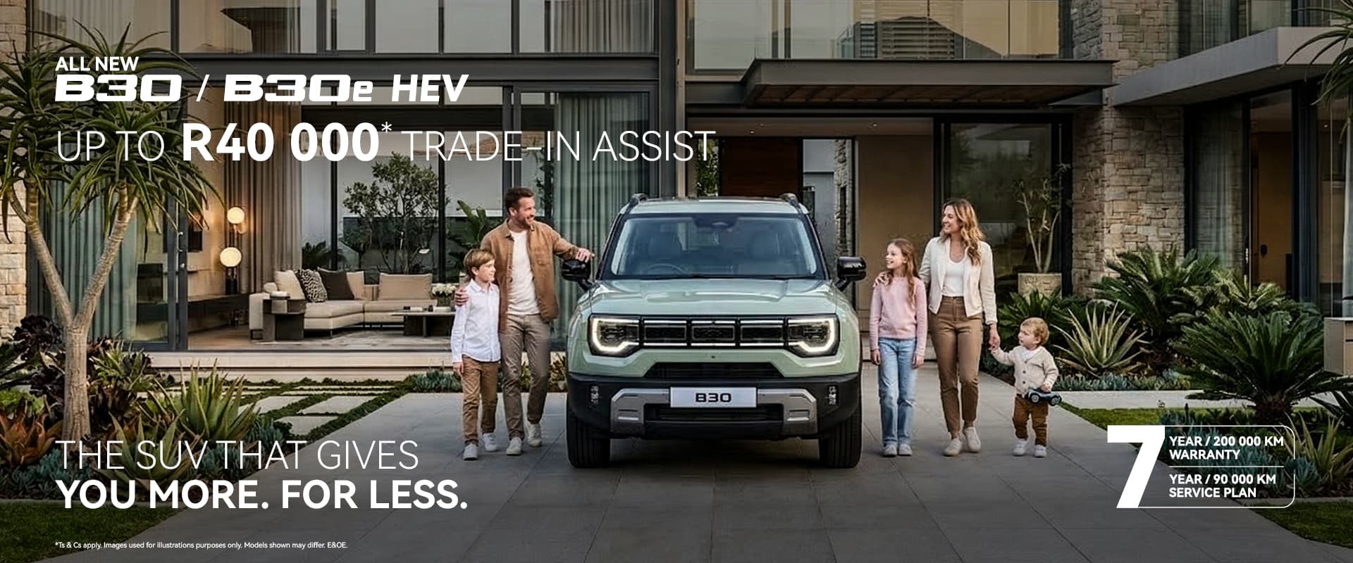 BAIC B30 / B30e HEV Trade-In Assist Offer