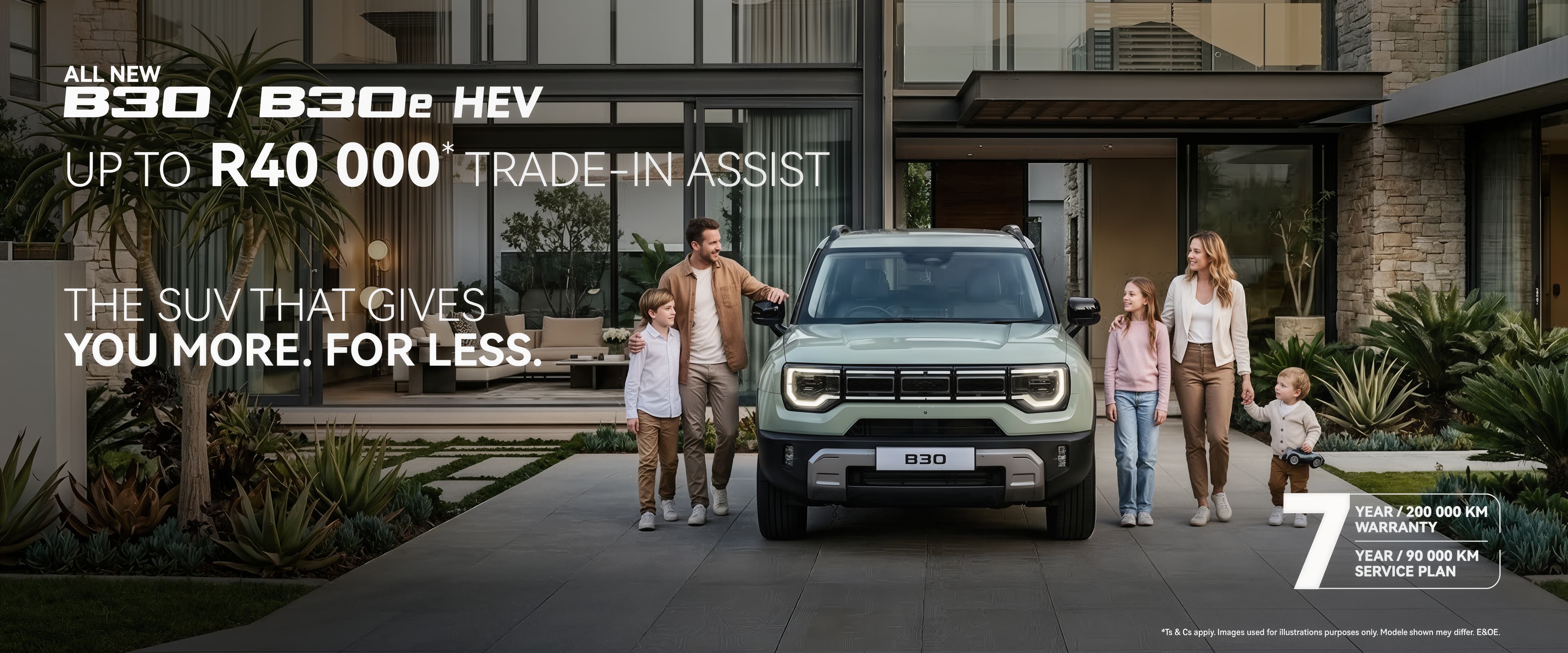 BAIC B30 and B30e HEV Trade-In Assist Slider Banner