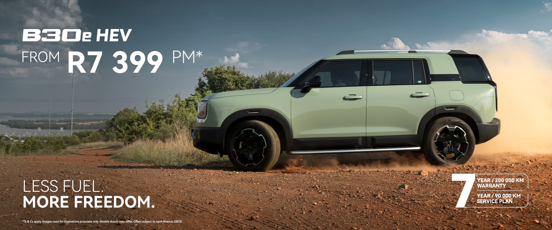 BAIC B30e HEV Monthly Offer