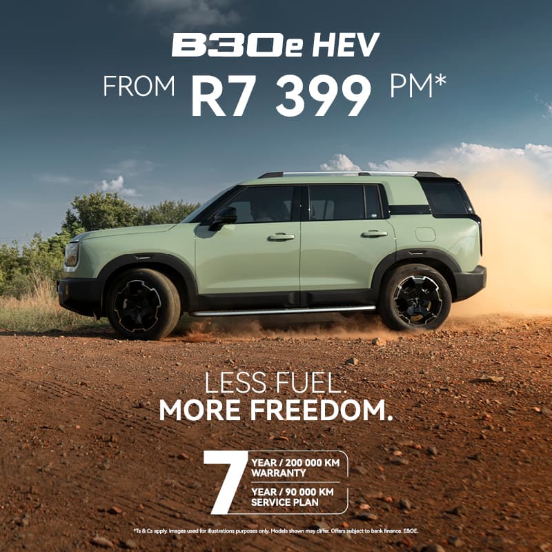 BAIC B30e HEV Monthly Offer