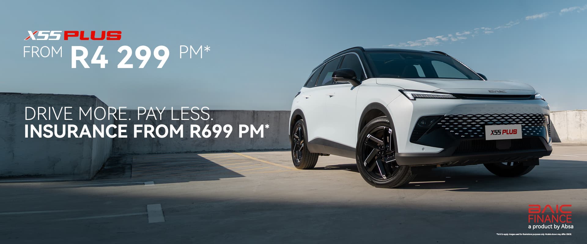 BAIC X55 Plus Monthly Slider Banner