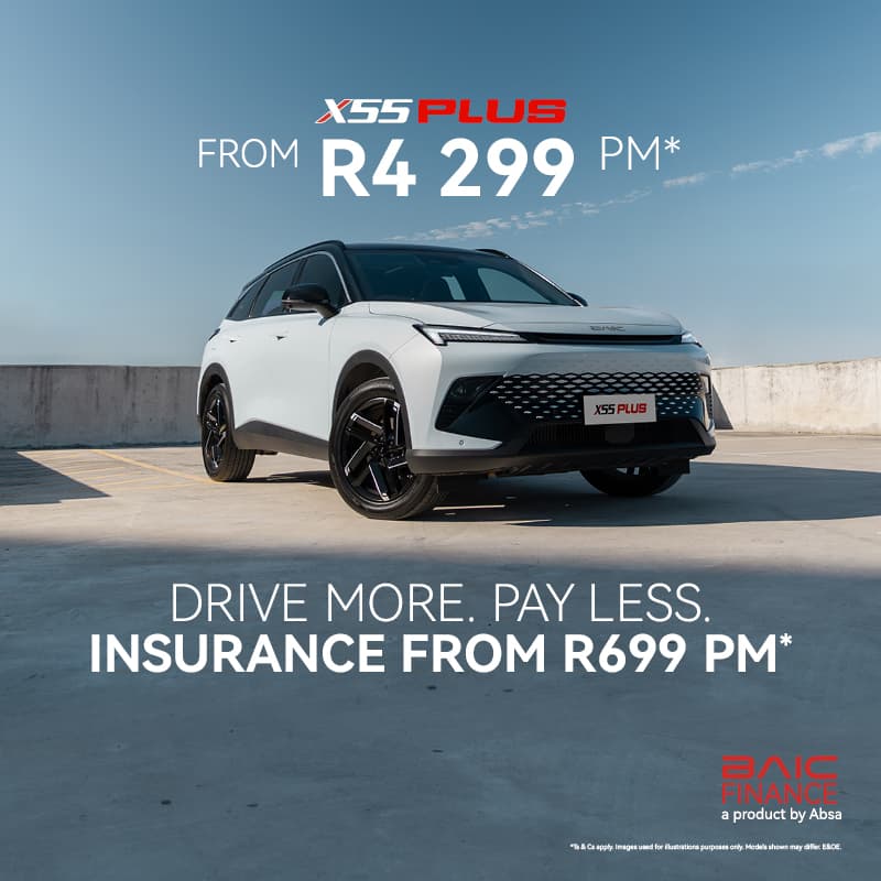 BAIC X55 Plus Monthly Slider Banner